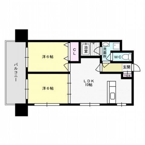 エステート・モア城南Ⅱ 間取り