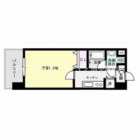 ピュアドームブライトン博多 間取り