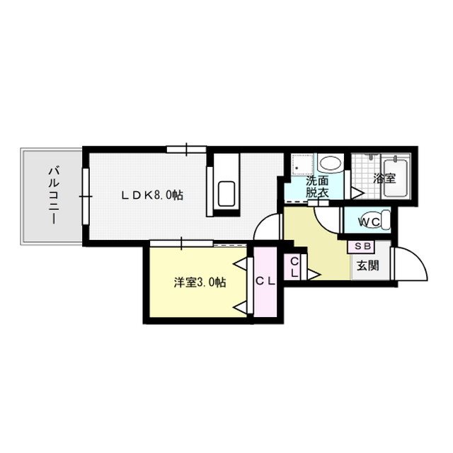 LIFEFIELD警弥郷 501号室 間取り