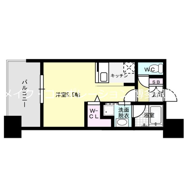 エンクレスト博多EAST PARK 間取り