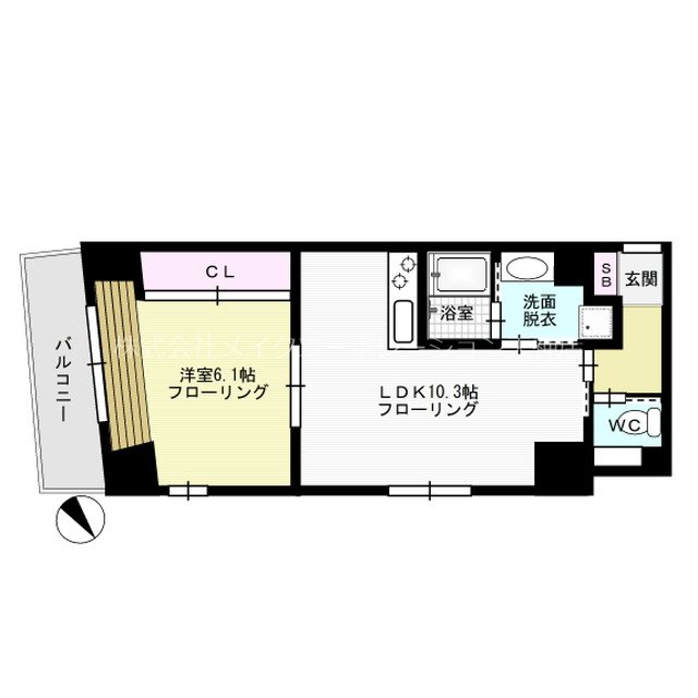 レジデンス住吉  間取り