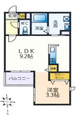 シュルーク藤崎 間取り