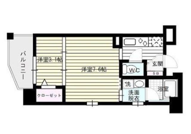 アクタス六本松アネックス～ネット無料～ 間取り