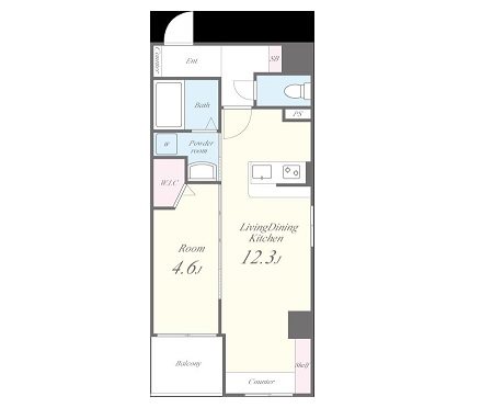 ル パルテール大濠 間取り
