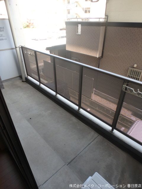 写真は同型タイプ シャルマンビオス ベランダ