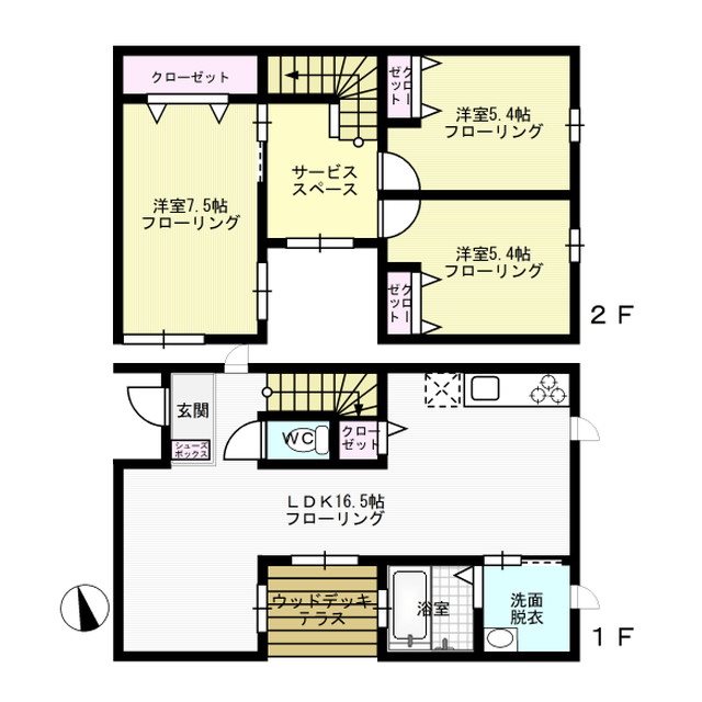 福浜戸建 間取り