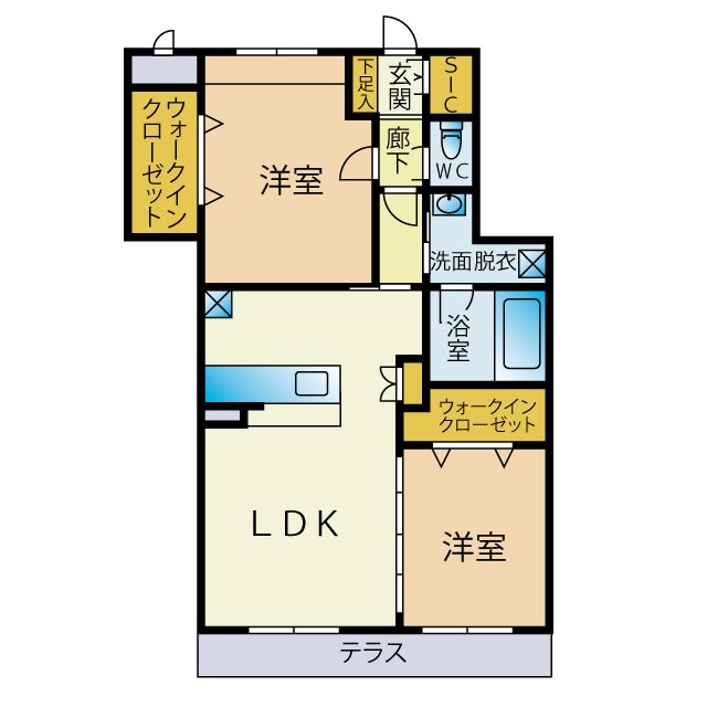 セレクト原 間取り