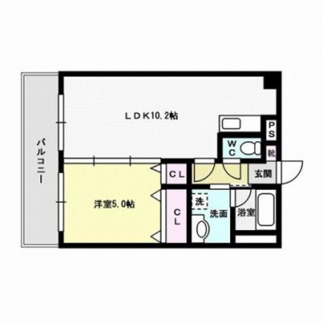 博多ブライトンハウス2 間取り
