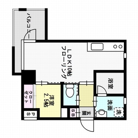 マイスフォレスト春日原 603号室 間取り