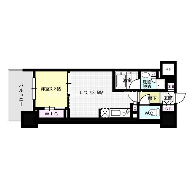 オープンレジデンシア博多住吉 間取り