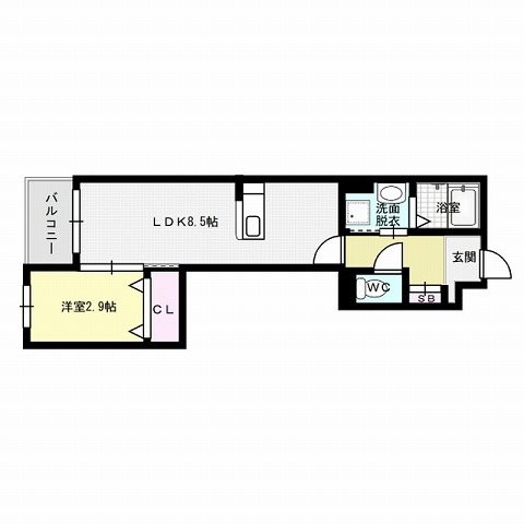 光陽マンション別府 間取り