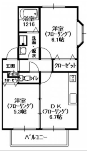 マ・メゾン・クレール 間取り