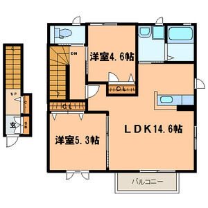 メゾン下方Ⅱ 間取り
