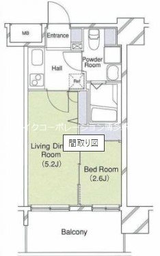 グランフォーレ呉服町 間取り