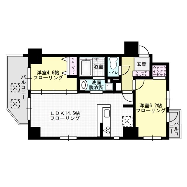 Trail大濠 間取り