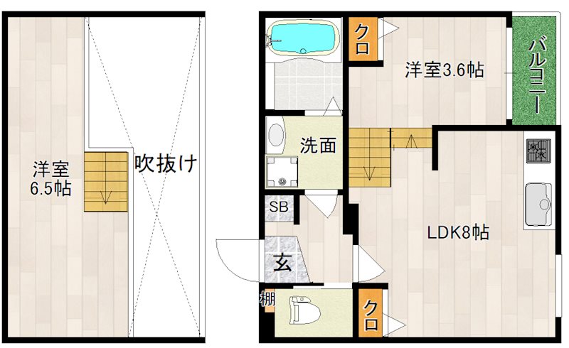 Dream Stage吉塚Lechien(ルシアン) 間取り