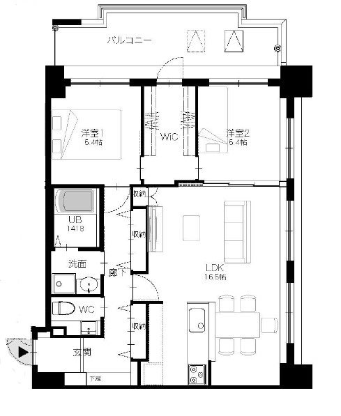 双葉ガーデン 間取り