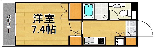 アイレ茶山 間取り図