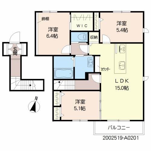 ル・ヴァン 間取り図