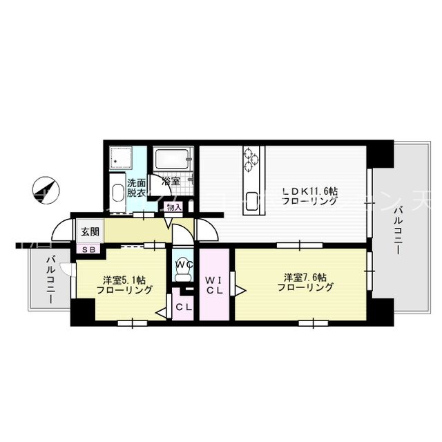 プランドール赤坂 間取り