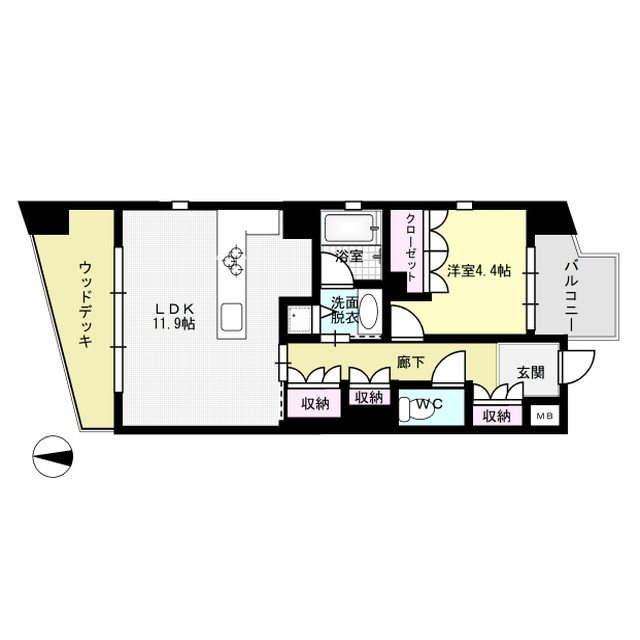 赤坂ラテ  間取り