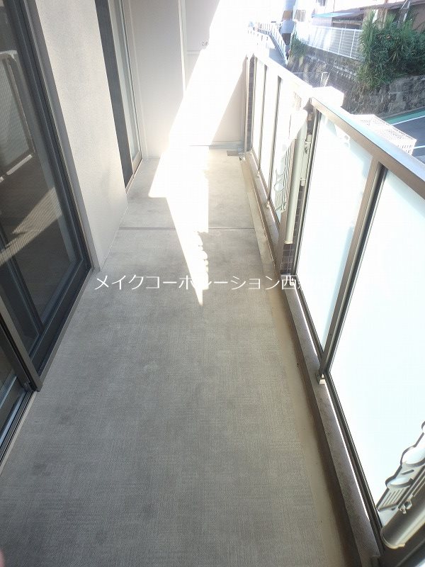 アルページュ西新 ベランダ