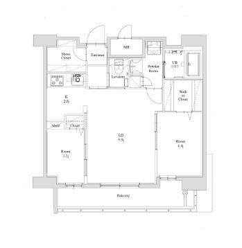 エンクレスト博多駅南FIT 間取り