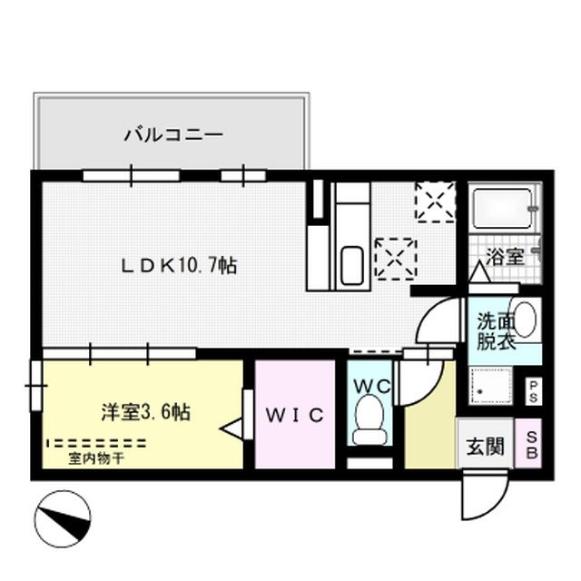 フェリス大橋南 間取り図