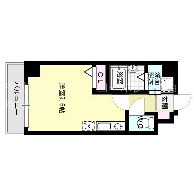 エース参番館 205号室 間取り
