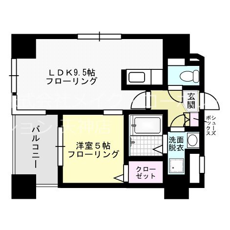 ベイシック薬院 間取り