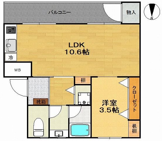 デュレ・アパルトマン 間取り