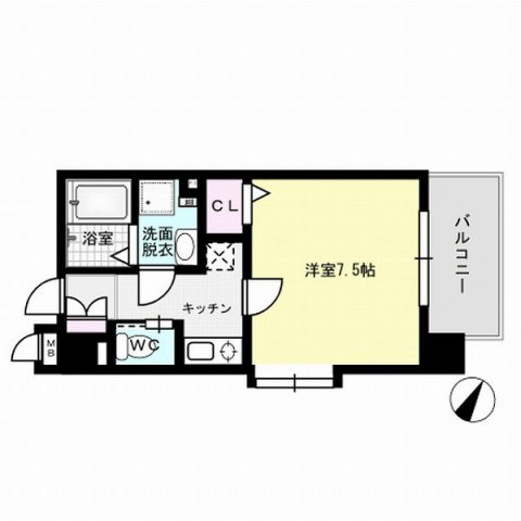 グレイスフルマンション愛宕 間取り