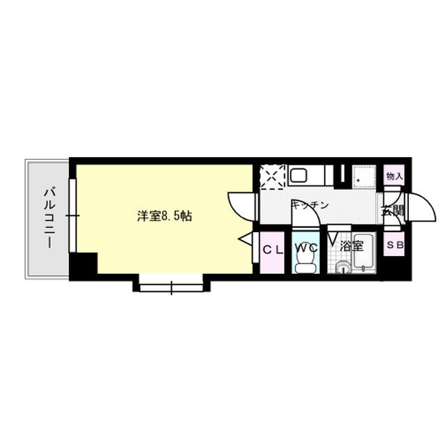 ヴィラ・シビック 201号室 間取り