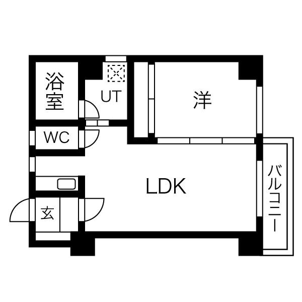 パグーロ東平尾Ⅱ  間取り