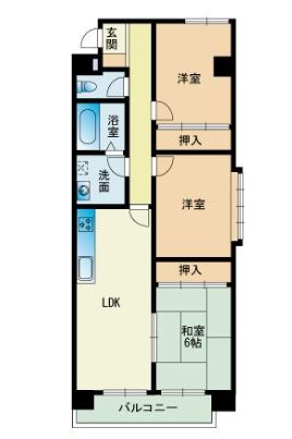グランディ野間 間取り