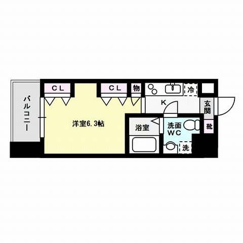 アイセレブ博多駅前 間取り