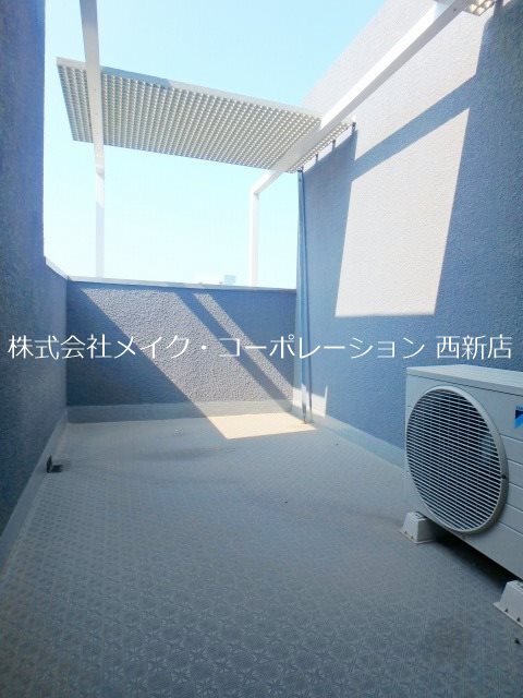 KDXレジデンス西新～ネット無料～ ベランダ