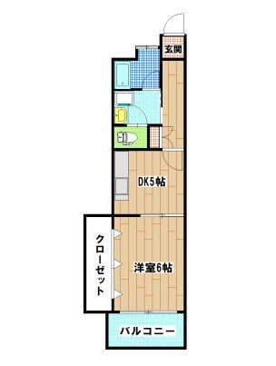 三愛荒江マンション 間取り