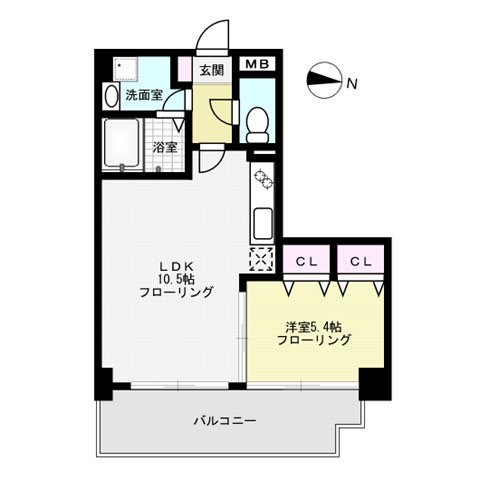 グリーンフォレスト 201号室 間取り
