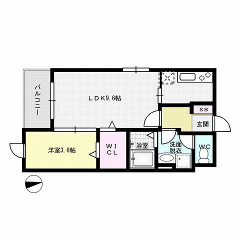 リアンレガーロ姪浜ステーション 間取り