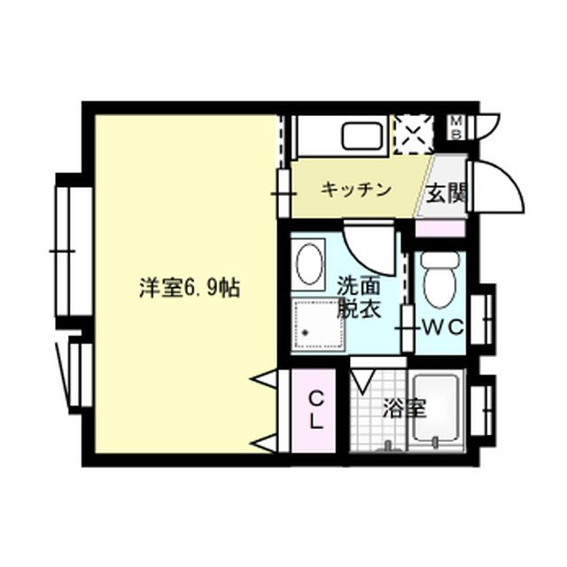 コルディアーレ 103号室 間取り