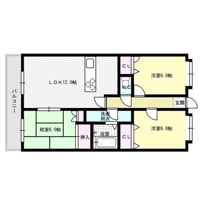 ピィアセレ高宮 間取り
