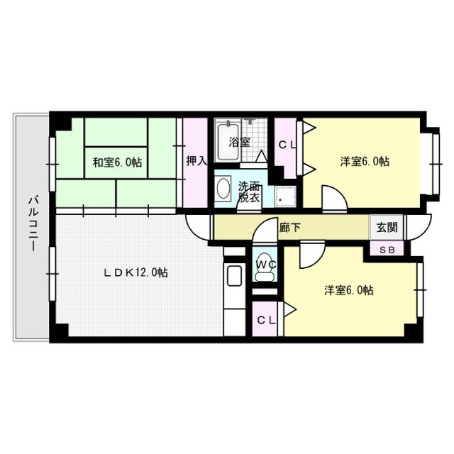 間取り シーラ・プラッツ 間取り図