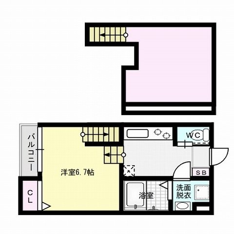 シエルクレール姪浜1番館 間取り