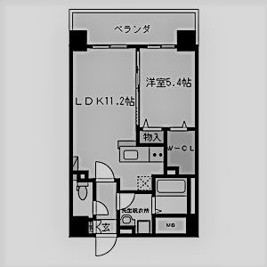 サングランテ博多駅南 間取り