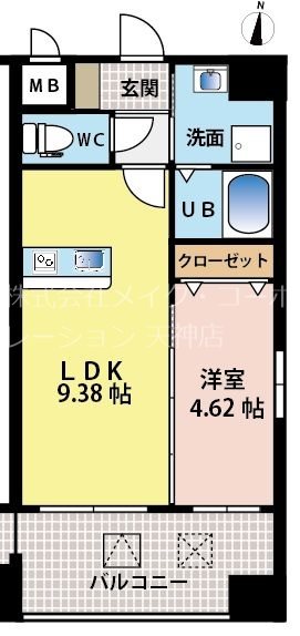 BUENA　VISTA　OHORI　PARK 間取り