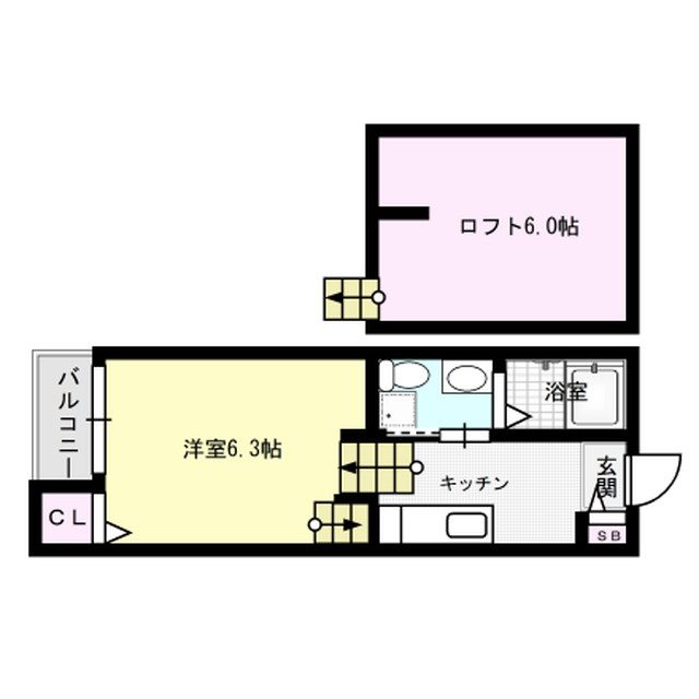Flats博多南 105号室 間取り