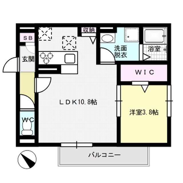 D-room Hakata East 間取り