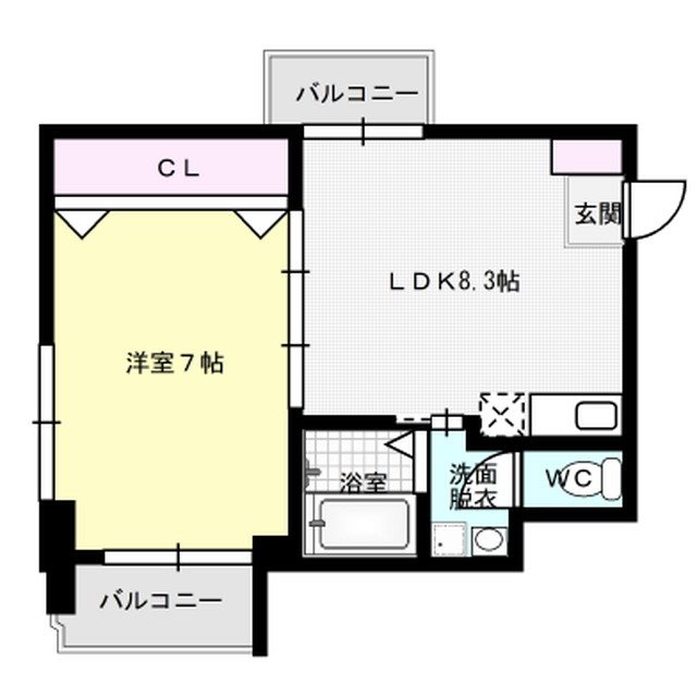 エスティ21 間取り図
