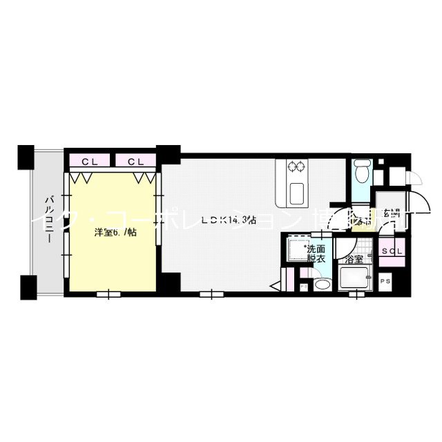 アテンザ半道橋 間取り